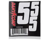 Related: Dan's Comp Stickers BMX Numbers (White) (2" x 2, 3" x 1) (5)